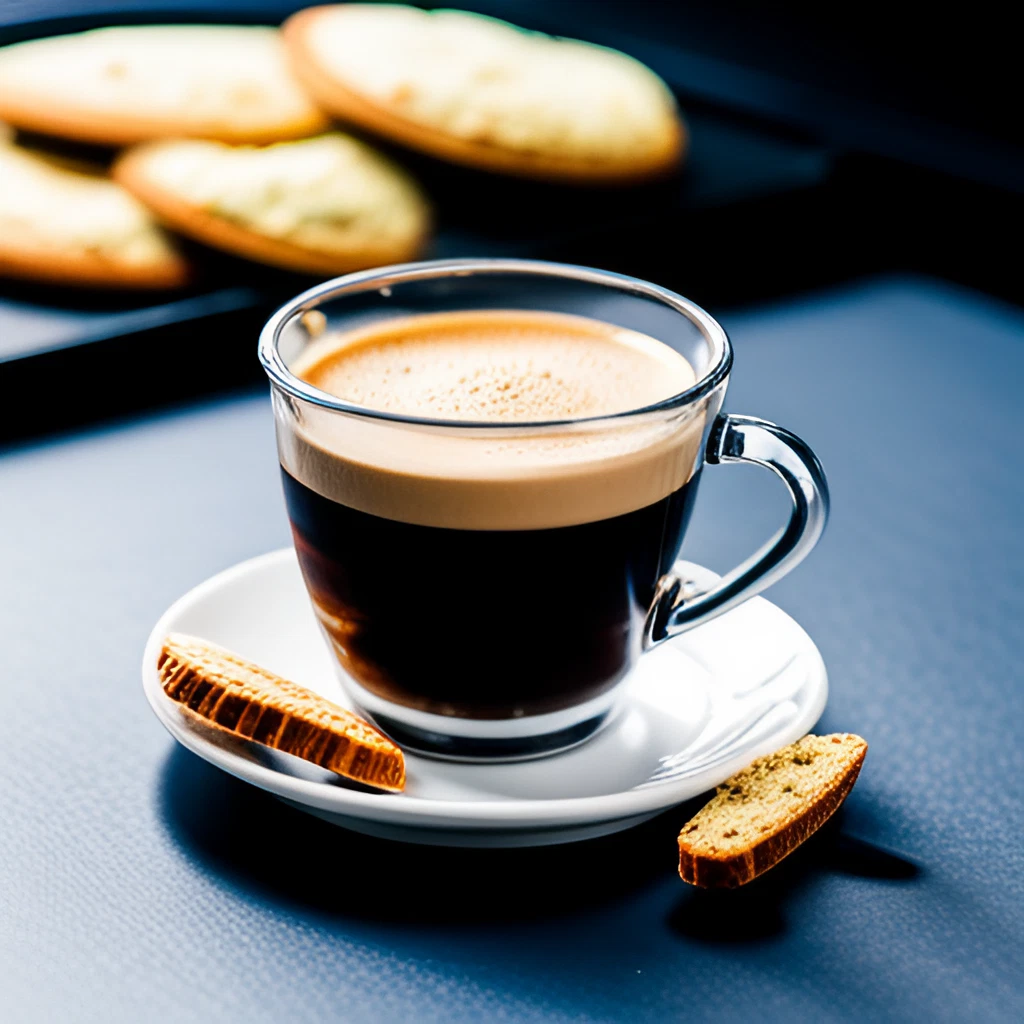 espresso and biscotti