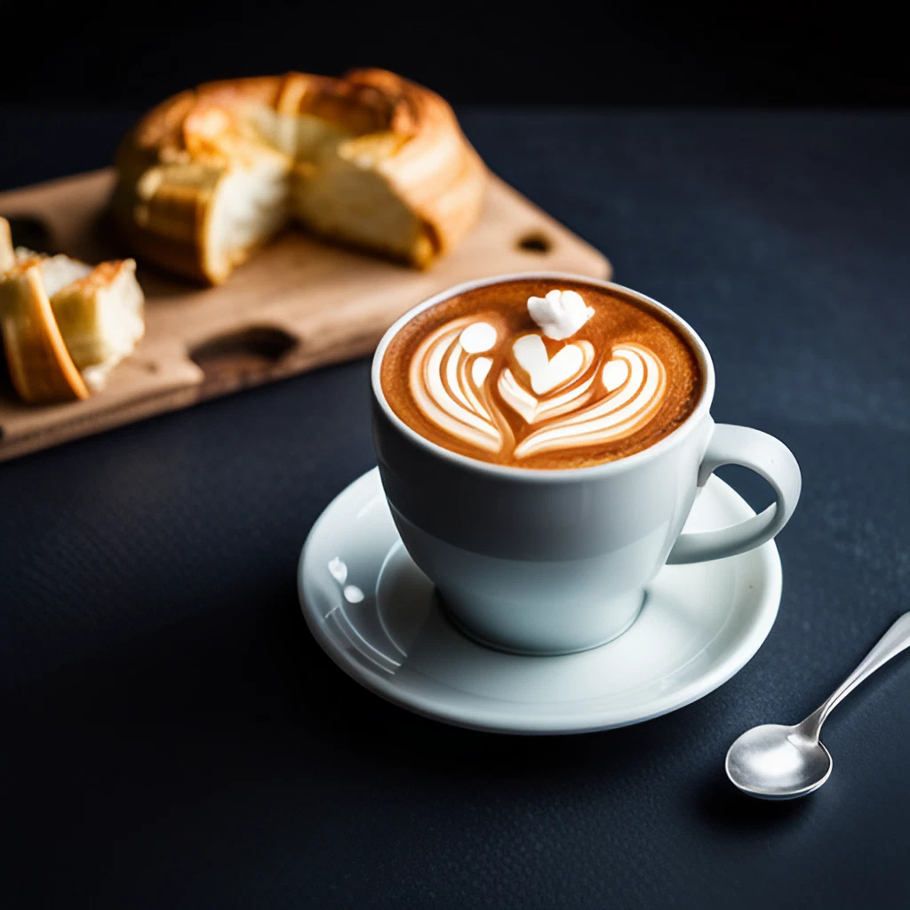 flat white and cream cheese danish