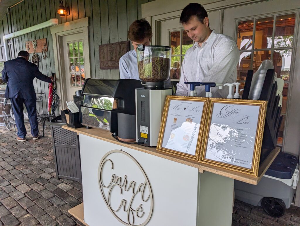 wedding coffee bar indianapolis