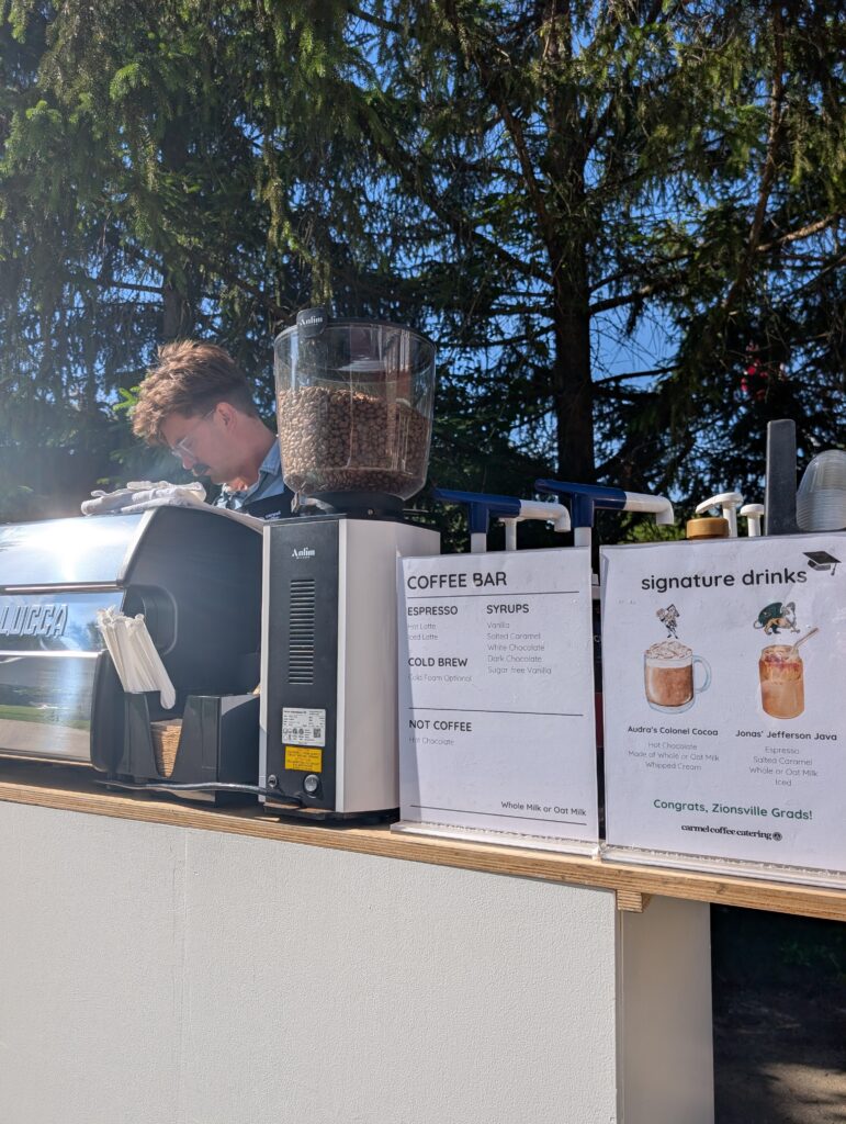 grad party coffee bar